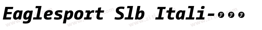 Eaglesport Slb Itali字体转换